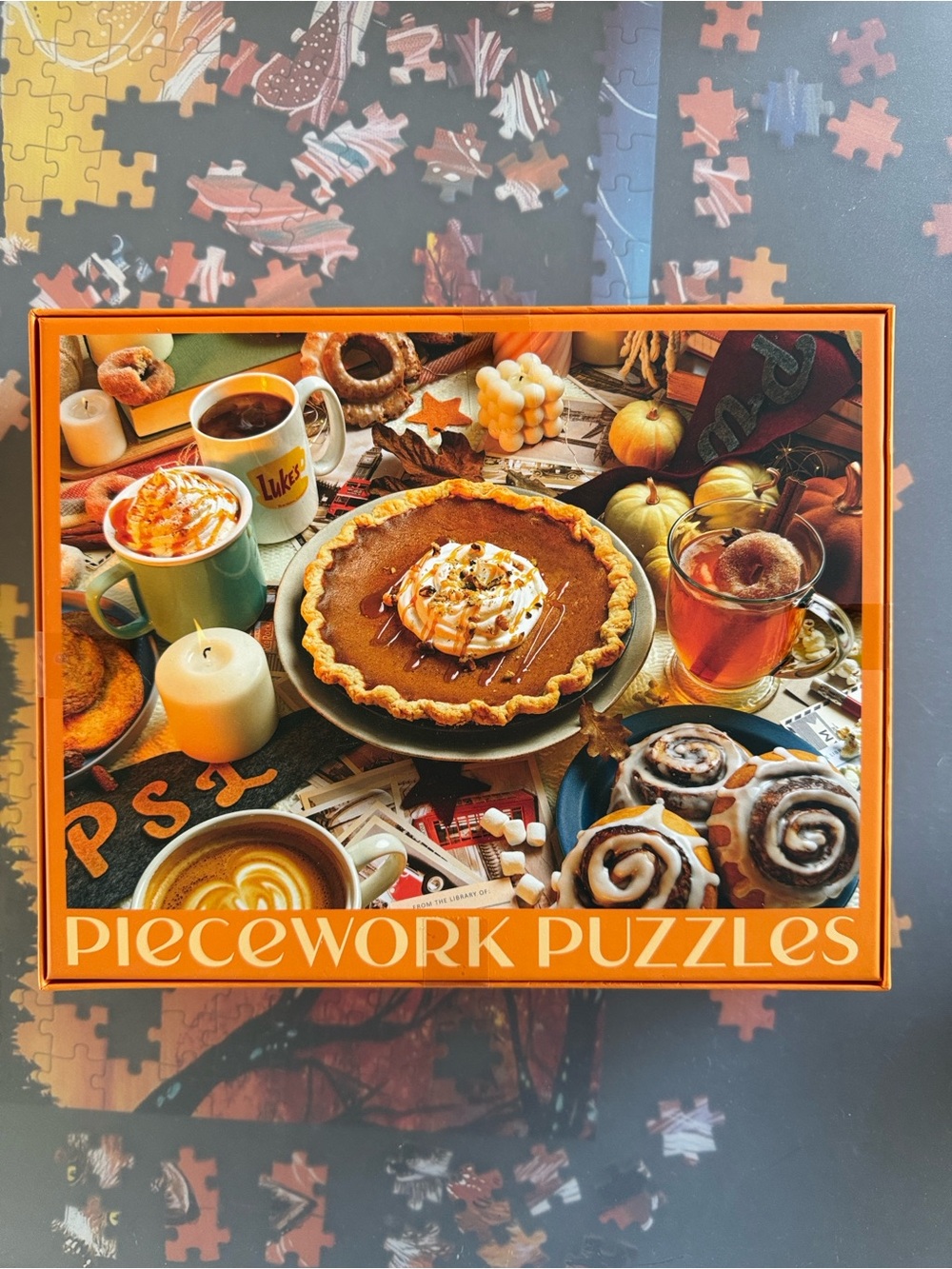 Pumpkin Spice 1000-Piece Puzzle – Orange